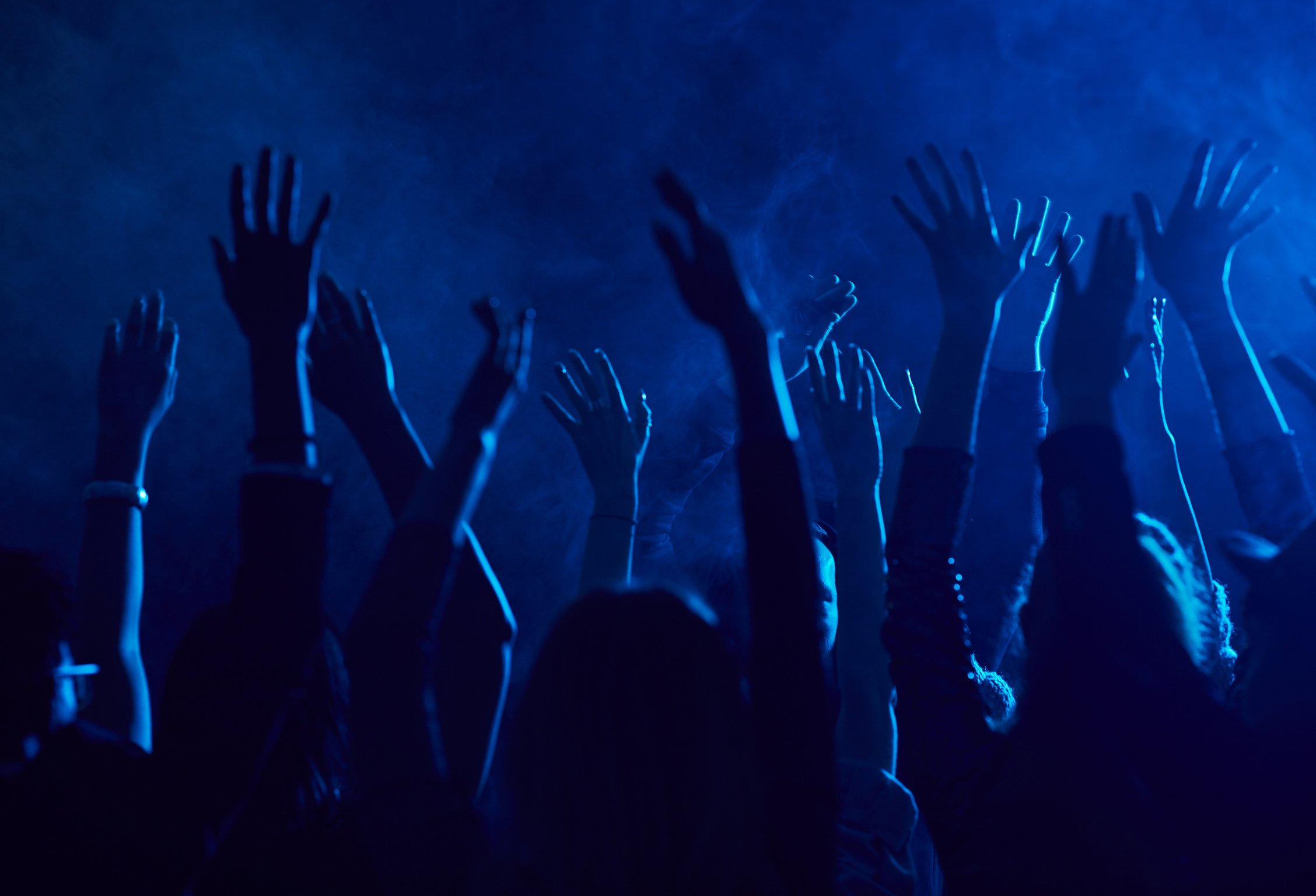 Crowd Dancing in Nightclub